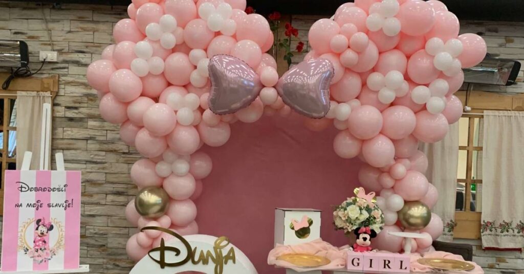 Mini dekoracija za deciji rodjendan Pocetna