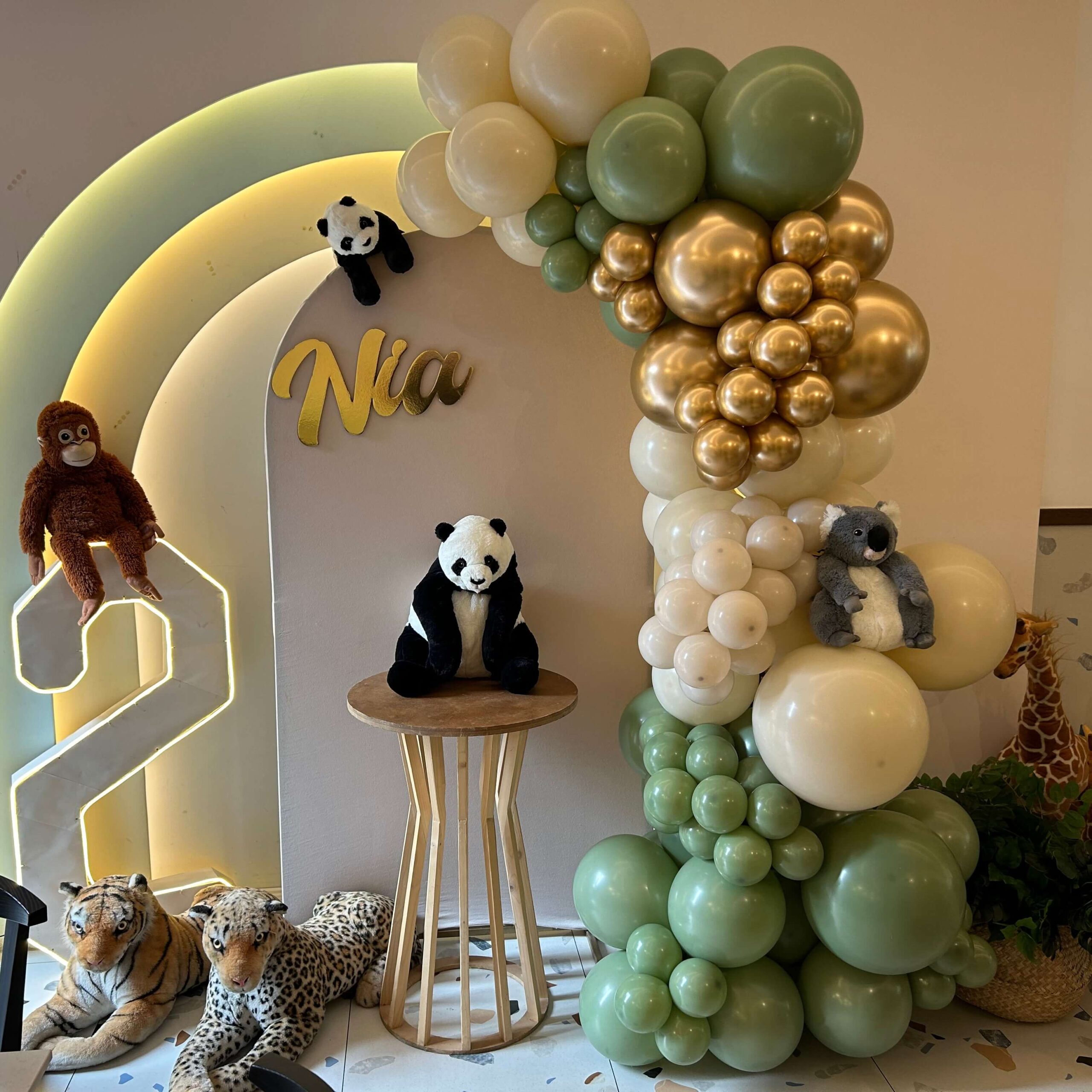 Mini džungla balon dekoracija 1 Mini džungla balon dekoracija Mini džungla balon dekoracija